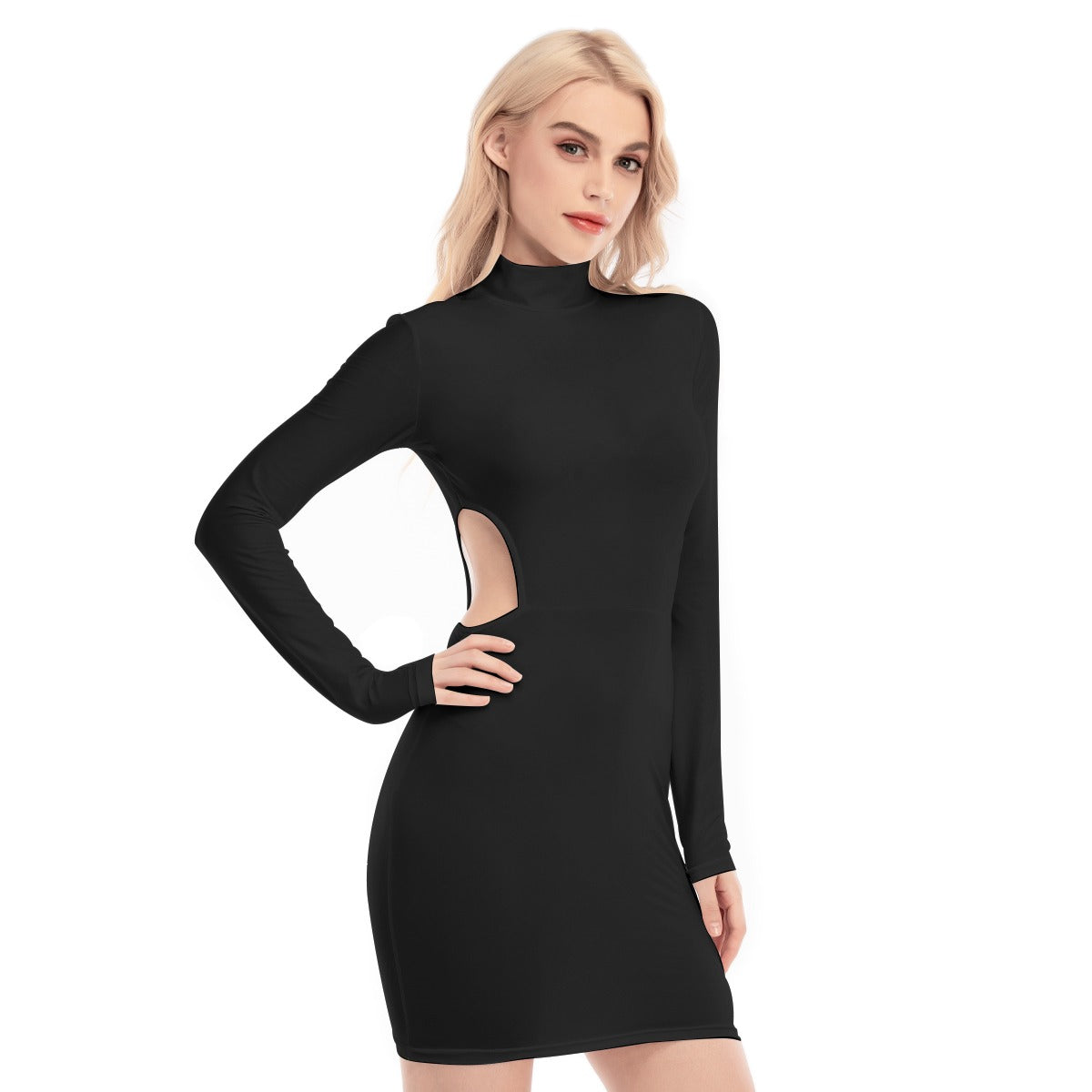 Waist Hollow Hip Dress